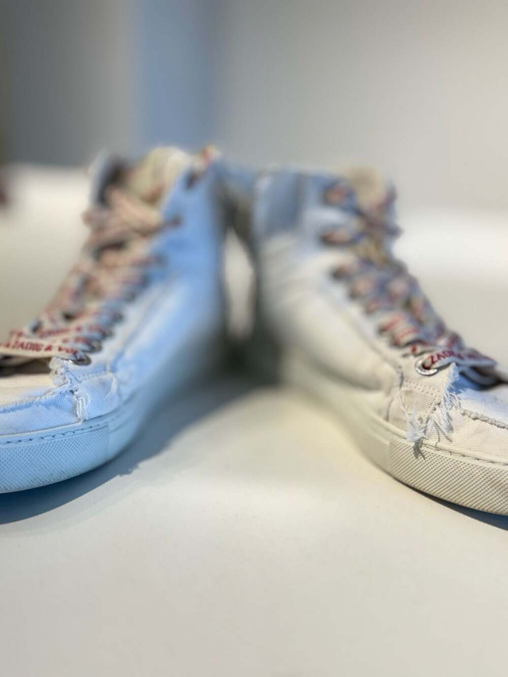 Zadig & Voltaire High Flash Canvas High-Top Sneakers - Picture 5 of 12